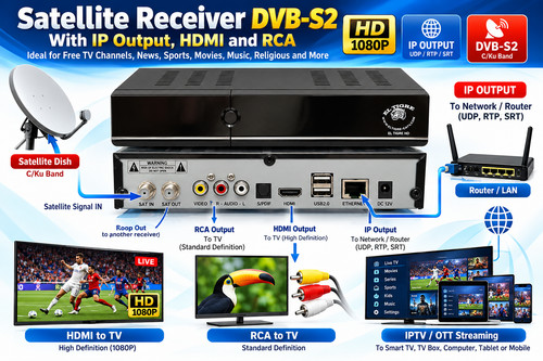Dvb satellite receiver ip - dvb-s2,