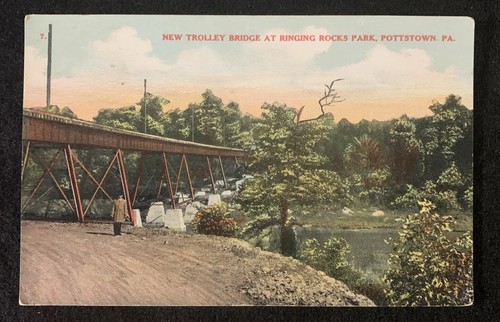 Postcard new trolley bridge - postcard,