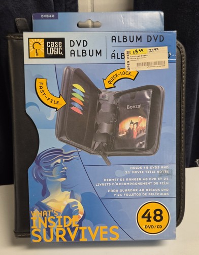 Vintage case logic dvb dvd - case, dvb-40