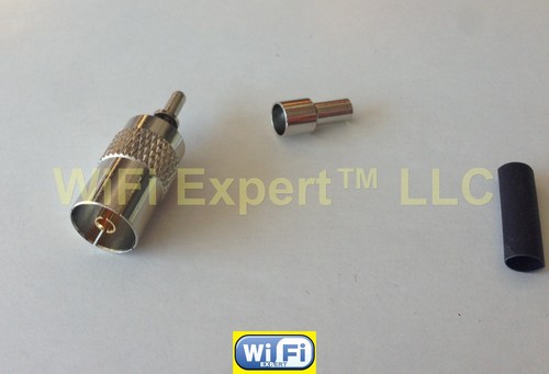 Iec dvb pal female crimp - tv,